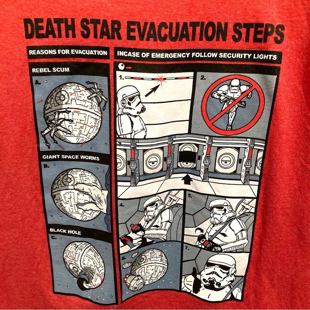 Star Wars Death Star Tee M
